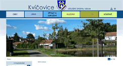 Desktop Screenshot of kvicovice.cz